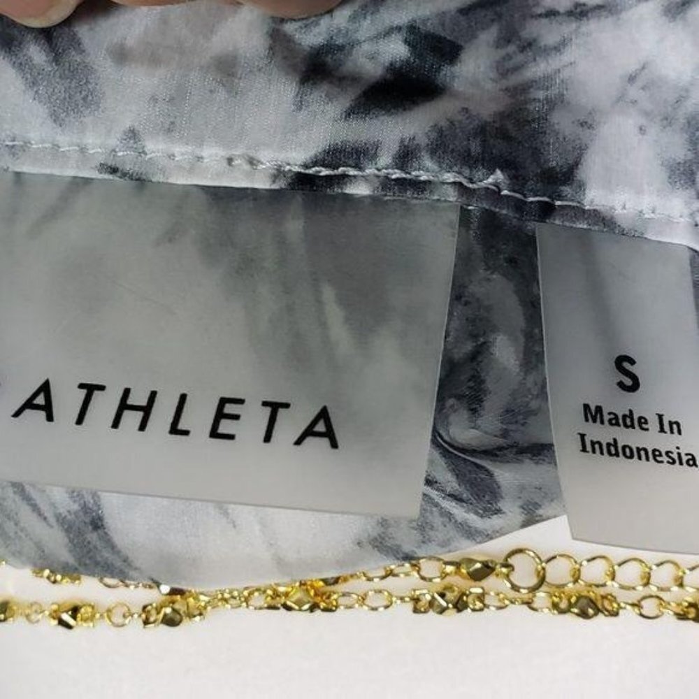 ATHLETA Inspire Hoodie Sheer Vest Cobblestone Jacket S NWOT - Picture 7 of 8